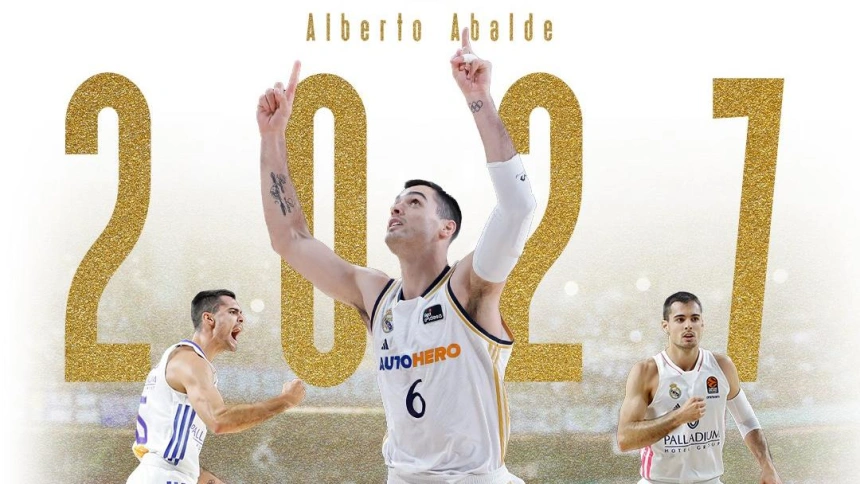 Alberto Abalde, jugador del Real Madrid.