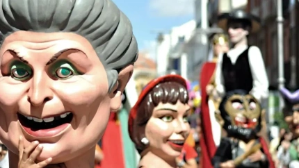 Pasacalles de San Antolín en Palencia