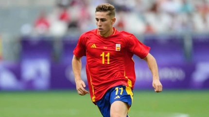 Fermín López, el jugador de la selección española.