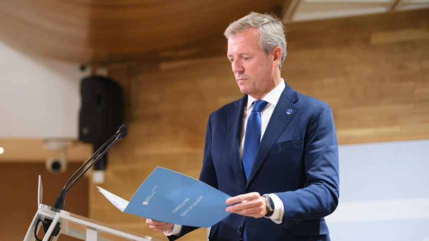 Alfonso Rueda, presidente de la Xunta de Galicia