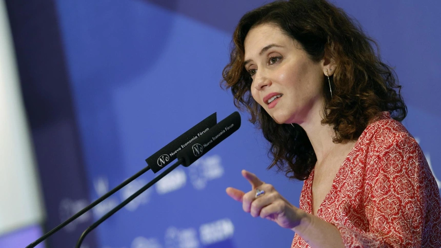 La presidenta de la Comunidad de Madrid, Isabel Díaz Ayuso