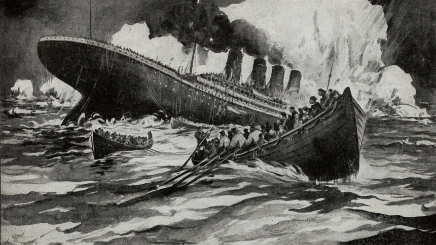 La destrucción del Titanic