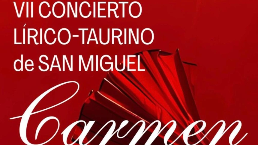 Cartel del VII Concierto Lírico-Taurino de San Miguel
