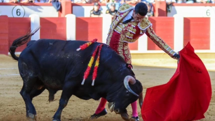 Alejandro Talavante durante la faena que ha sido premiada en Valladolid