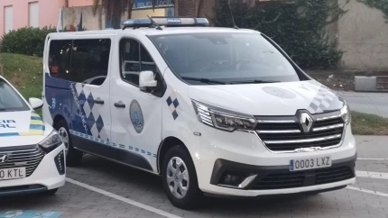 Coches de la Policía Local en A Coruña