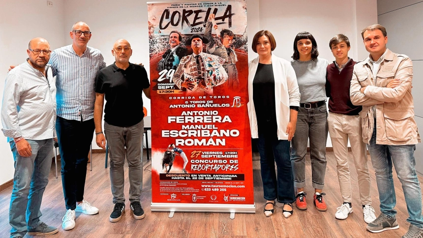Acto de presentación de la Feria de San Miguel de Corella (Navarra)