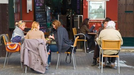 Terraza de un bar de Sevilla