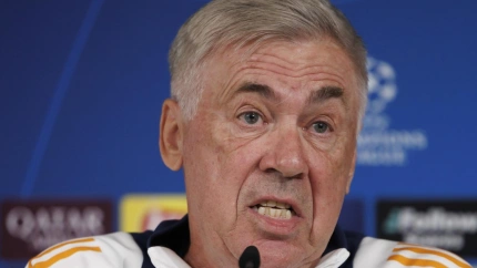 Carlo Ancelotti, en rueda de prensa