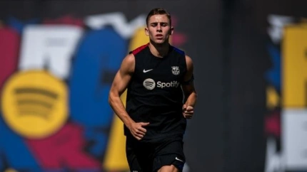 Fermín López, en un entrenamiento