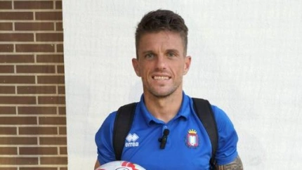 Andrés Carrasco, delantero del CF Lorca Deportiva