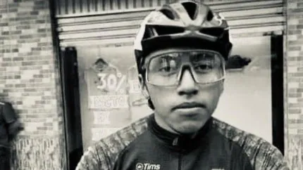 Kevin Pozo, joven ciclista de 24 años.