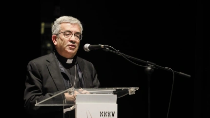 Luis Argüello durante el Encuentro Nacional de Cofradías