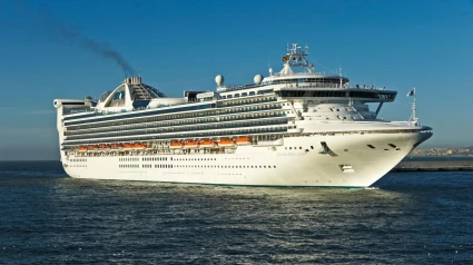 Crucero llegando a Málaga