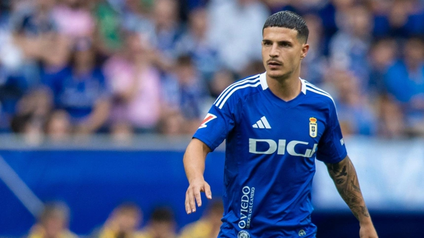 Jaime Seoane, jugador del Real Oviedo