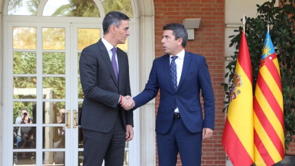 Carlos Mazón con Pedro Sánchez