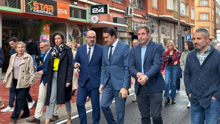 Inauguradas las obras de la calle Gómez Núñez de Ponferrada