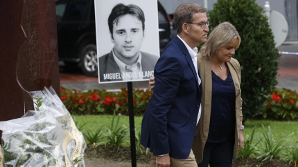 eijóo y Marimar Blanco en el homenaje a Miguel Ángel Blanco