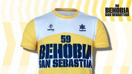 La camiseta para la 59 edición de la Behobia-San Sebastián