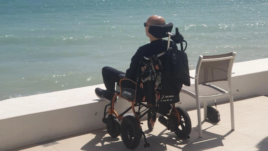 Salvador Arnal, enfermo de ELA