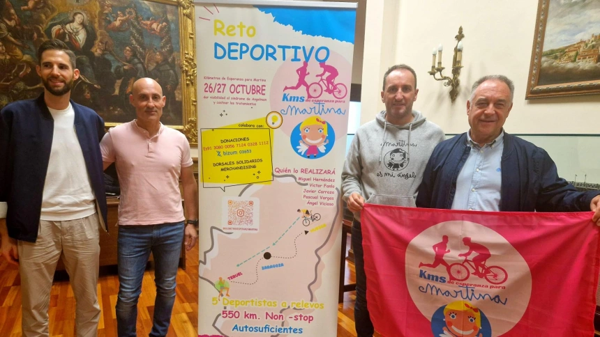 Conectar Teruel, Zaragoza y Huesca a través del deporte: Así son los 'Kilómetros de la esperanza'