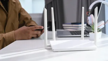 Hombre conectado al wifi con su móvil.