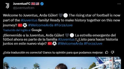 Cuenta hackeada de la Juventus