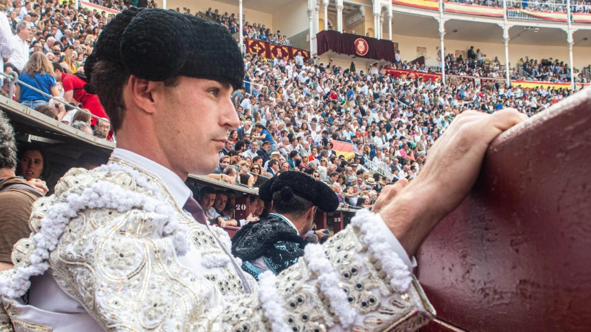 Fernando Adrián, en la plaza de toros de Las Ventas
