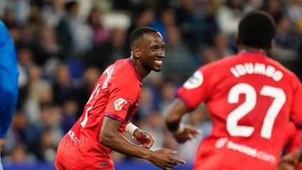 Lukebakoi celebrando el primer gol
