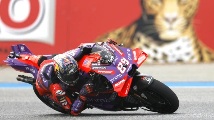 Jorge Martín fue segundo en Buriram y le saca ya 22 puntos a Bagnaia.