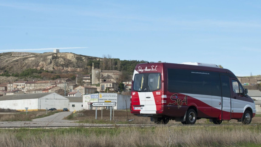 El servicio de autobuses en la provincia de Burgos.