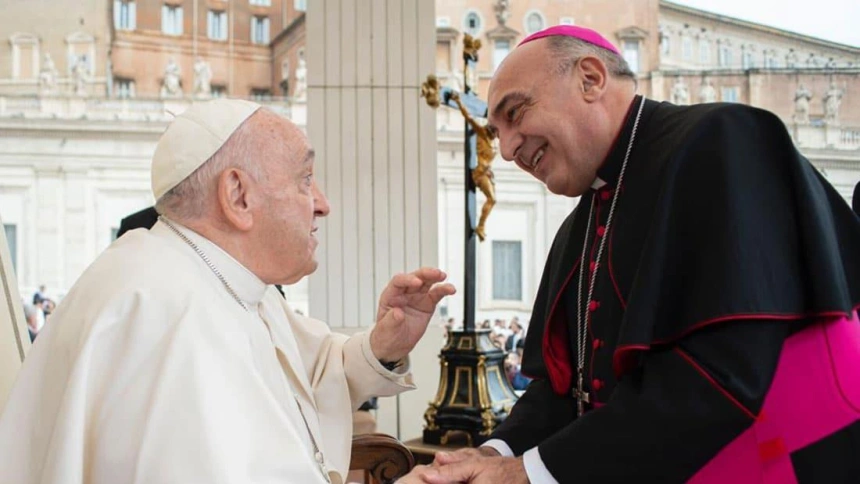 Enrique Benavent y el Papa Francisco
