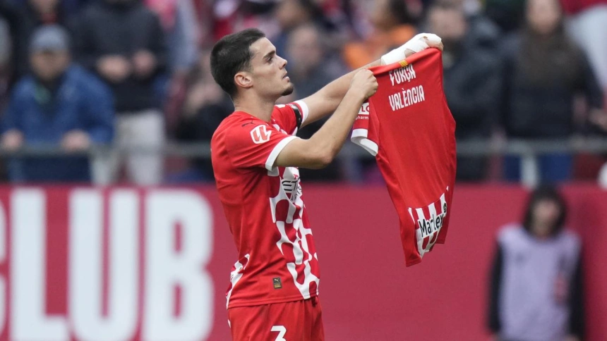 Girona Miguel Gutiérrez tras marcar gol ante el Leganés