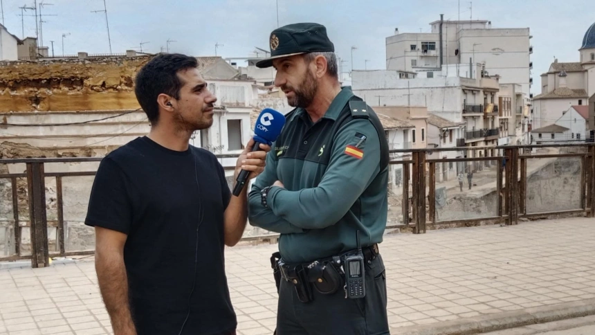 Cristian Lacalle, Guardia Civil en Chiva