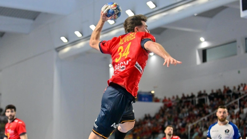 Carlos Álvarez en el duelo entre España e Italia