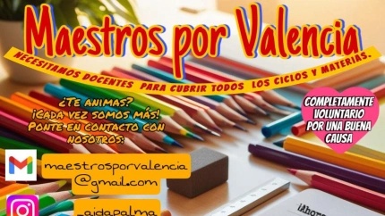 Cartel de "Maestros por Valencia"
