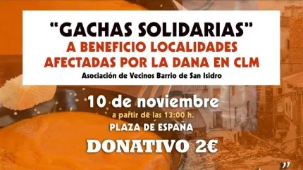 Un municipio de Ciudad Real se vuelva con Letur y Mira: "Gachas contra la DANA"