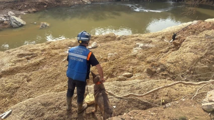 Luis Caracena, voluntario en Valencia
