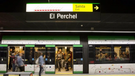 Estación El Perchel del metro de Málaga