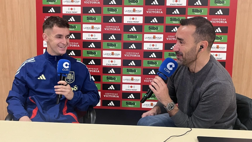 Marc Casadó, con Juanma Castaño en El Partidazo de COPE