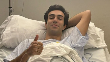 Tomás Rufo, recuperándose tras la intervención en la rodilla