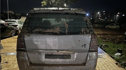 Vehículo siniestrado por la DANA en Valencia