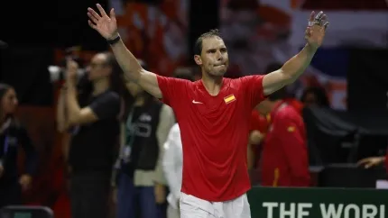 Rafa Nadal se despide de la afición
