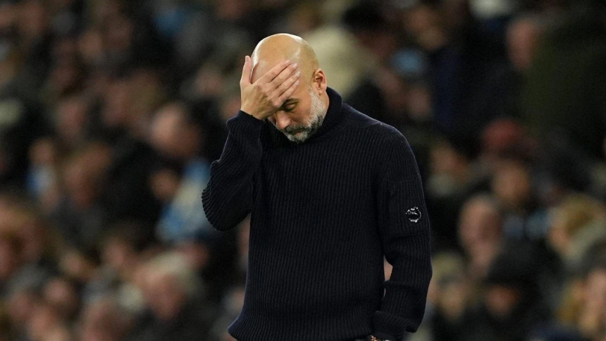 Pep Guardiola, en el partido frente al Tottenham