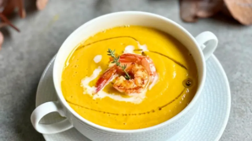 ¡La crema de gambas de Paufeel!