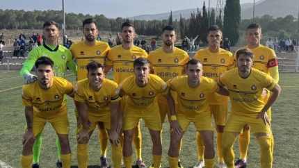 Once del CF Lorca Deportiva en El Secante