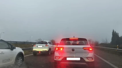 Retenciones en la A-5 debido al accidente