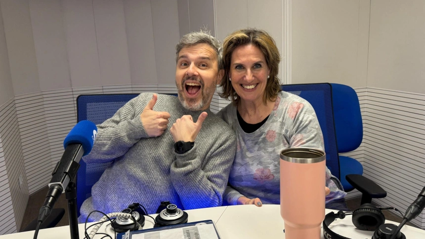 Juan Gómez-Jurado con Cristina L. Schlichting