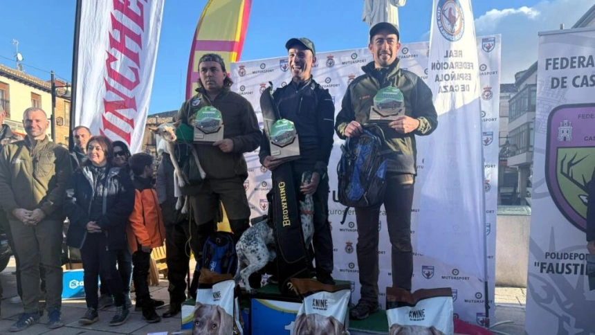 Ganadores del LV Campeonato de España de Caza Menor con Perro