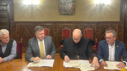 La Diputación de Teruel, Ibercaja y el Obispado trabajan en la conservación de 16 iglesias y ermitas