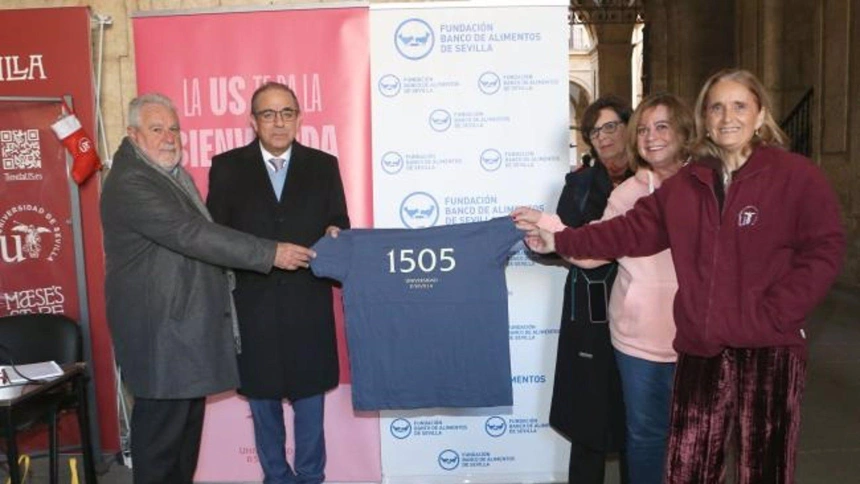 'Esta Navidad, pasa un kilo. Vístete de Solidaridad': Recogida de alimentos en la Universidad de Sevilla de la mano del Banco de Alimentos